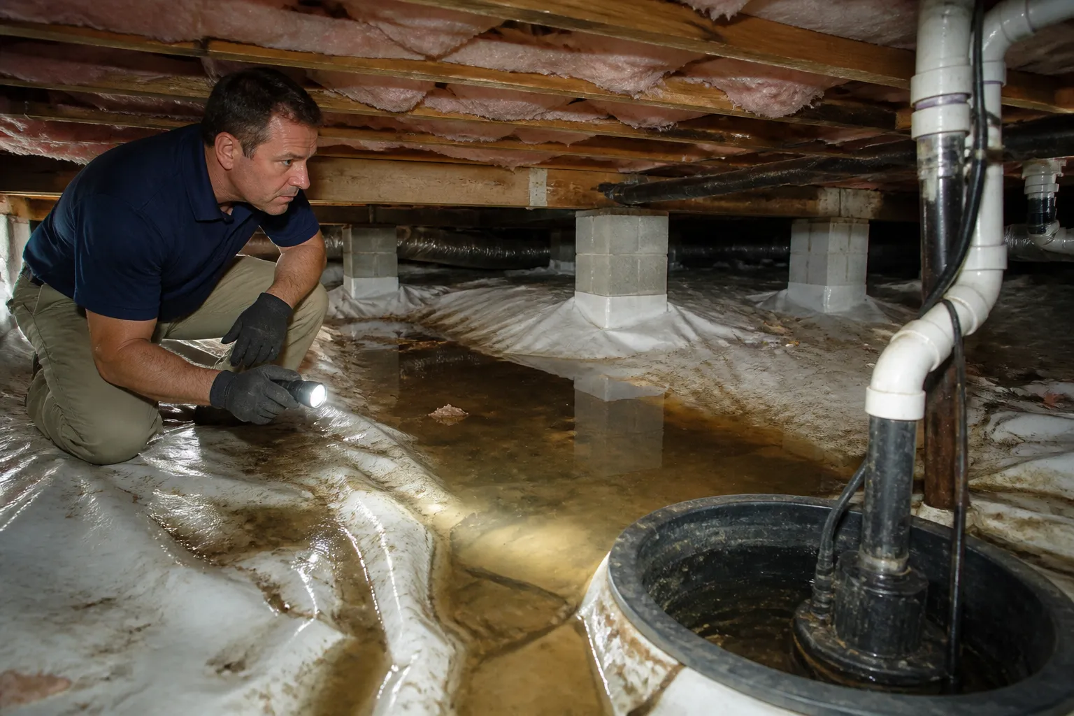 Why Is My Crawl Space Wet in Chesapeake? Causes and Solutions